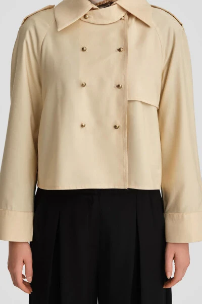 Armine Trench Coat 24K3604 Moonstone - 8