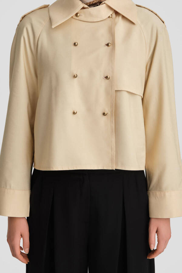 Armine Trench Coat 24K3604 Moonstone - 8