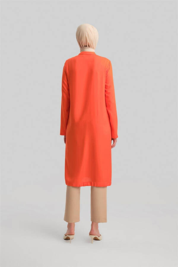 Armine Tunic, Medium size (42-17), Coral color. - 12