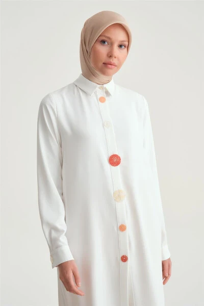 Armine Tunic Ort4208 Ecru - 3