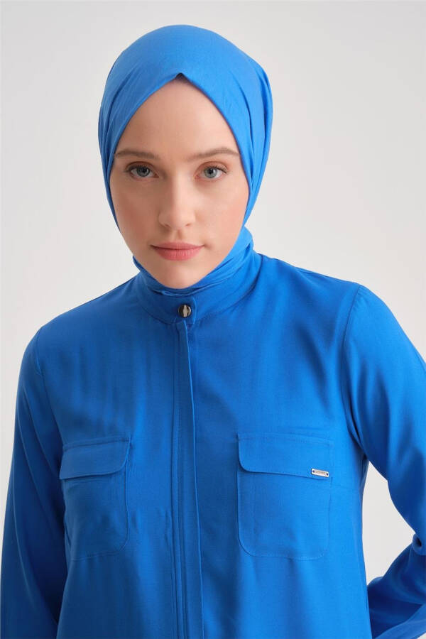 Armine Tunic, size 42/17, cobalt color - 11