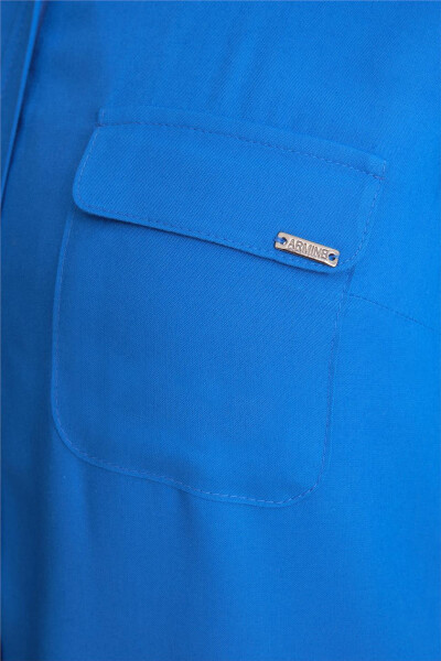 Armine Tunic, size 42/17, cobalt color - 13