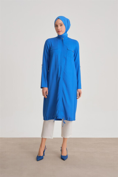 Armine Tunic, size 42/17, cobalt color - 3