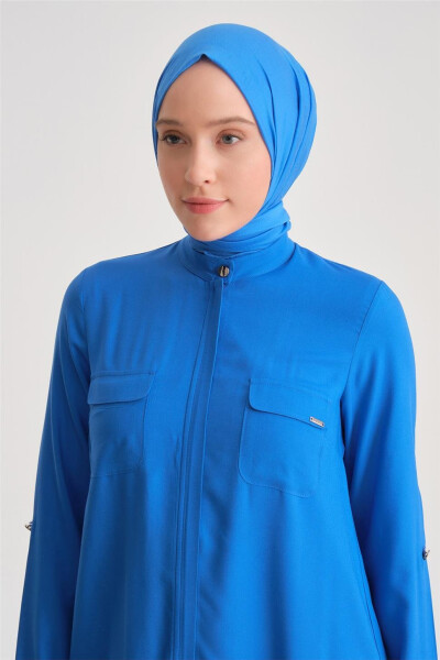 Armine Tunic, size 42/17, cobalt color - 5