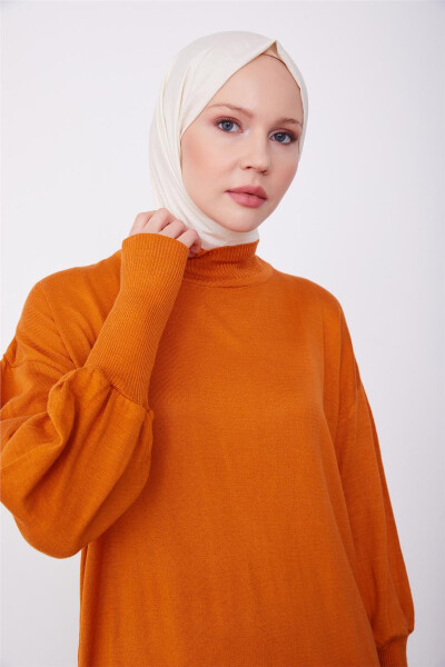 Armine Tunik Elbise 23Kd4249 Yanık Oranj - 1