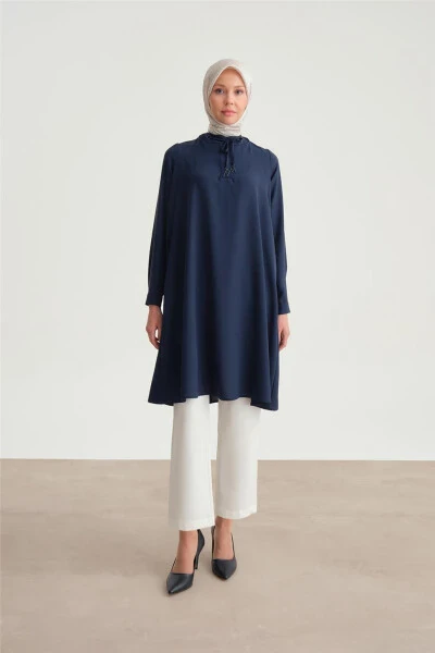 Armine Tunik Ort4202 Lacivert - 5
