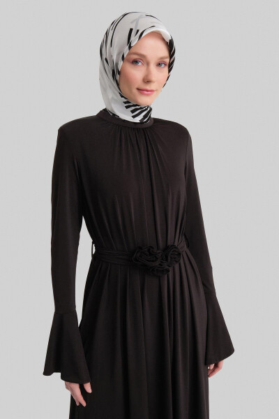 Armine V-Neck Elegance Dress 24Y9823 Black - 7