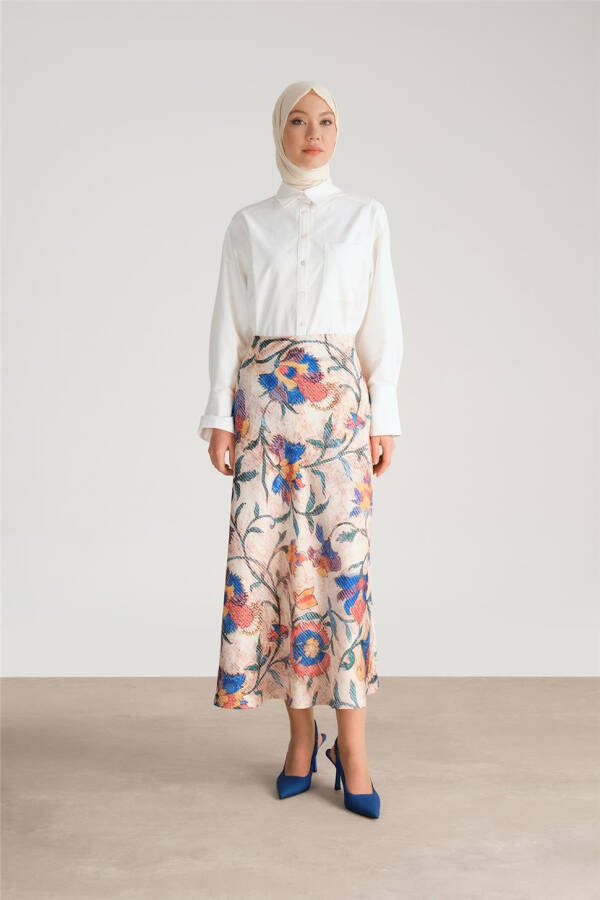 Armine Verev Cut Skirt 24Y1611 Beige - 2