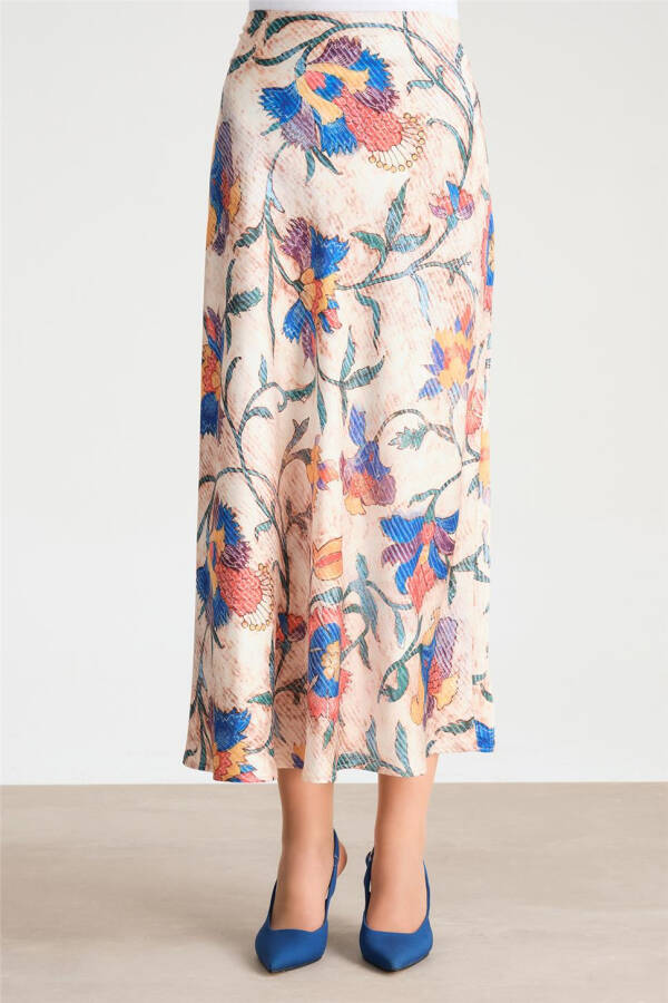 Armine Verev Cut Skirt 24Y1611 Beige - 4