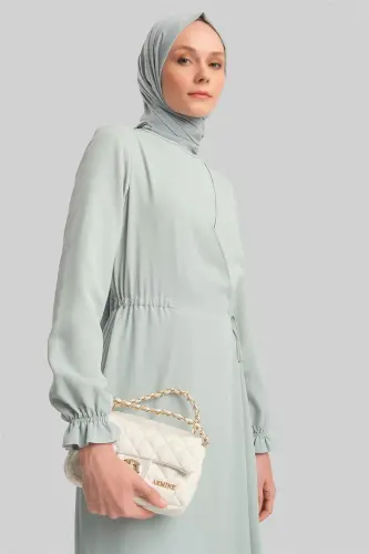 Armine Wrap Dress Ort9230 Ice Blue 