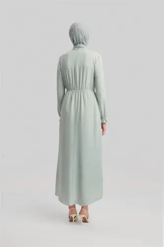 Armine Wrap Dress Ort9230 Ice Blue - 6