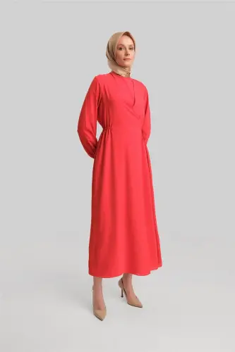 Armine Wrap Dress Ort9230 Red 