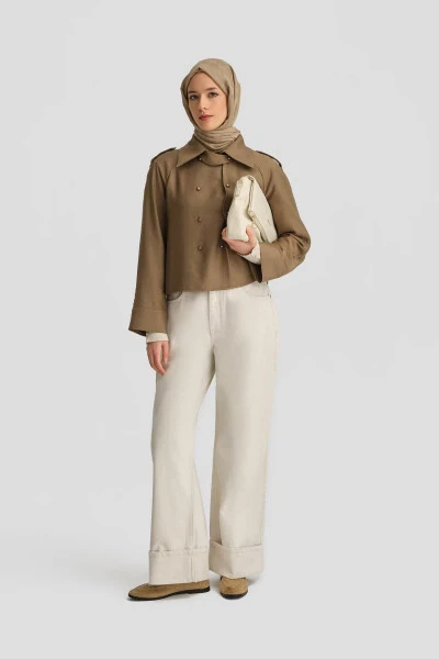 Armine Xanda Ko'ylagi 24K3604 Xaki - 13