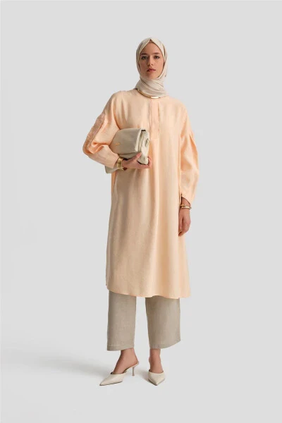 Armine Yengli Burmali Tunika 24K4026 Shaftoli - ARMINE