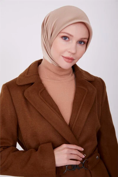 Armine Yoqasi Tikilgan To'liq Uzunlikdagi Palto 23K8612 Jigarrang - 8