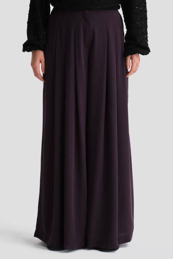 Armine Yuqori Belli Burmali Shimlar (24K2700) Binafsha - 3