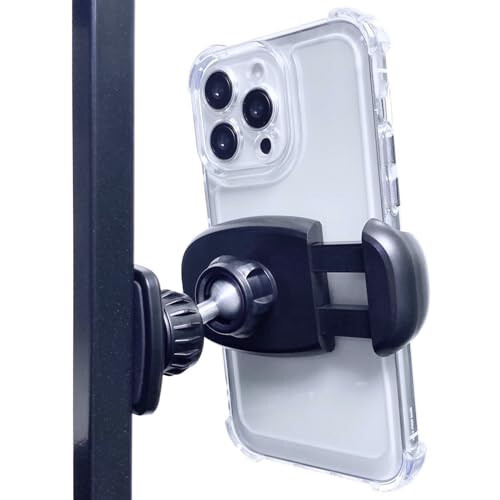 ARMOLABX Gym Magnetic Phone Holder Mount Attach to Metal Surface, [Big Phones & Thick Cases Friendly] Magnetic Phone Holder for Gym Workout Record Compatible with All Smartphones - 5