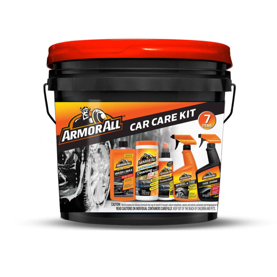 Armor All Car Cleaning Kit, 7-Piece Set- - 9