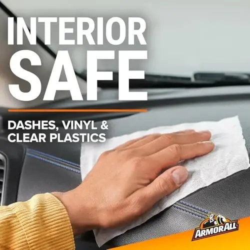 Armor All Car Cleaning Wipes, Wipes for Car Interior and Car-Exterior, 90-Wipes Each (Pack of 6) - 5