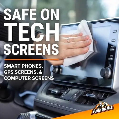 Armor All Car Glass Wipes by Armor All, Auto Glass Cleaner for Film and Grime, 90 Count (Pack of 6) - 5