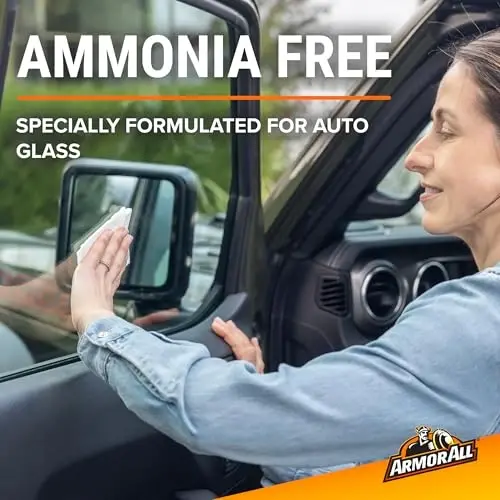Armor All Car Glass Wipes by Armor All, Film va kirlar uchun avtomatik oynalarni tozalash vositasi, 90 dona - 4