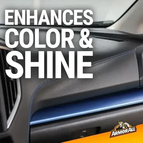 Armor All Car Interior Protectant Salfetkalari, 90 dona Kanistra, Vinil, Rezina, Plastmassa, Trim va Panellar uchun UV himoyasi - 5