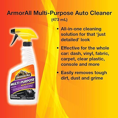 Armor All Çok Amaçlı Temizleyici, Tüm Oto Yüzeyleri İçin Araba Temizleyici Sprey, 16 Fl Oz - 13