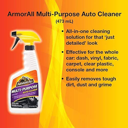 Armor All Çok Amaçlı Temizleyici, Tüm Oto Yüzeyleri İçin Araba Temizleyici Sprey, 16 Fl Oz - 13