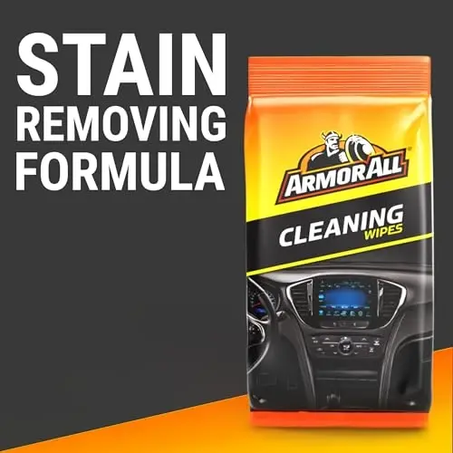 Armor All Interior Car Cleaning Wipes by Armor All, Car Wipes for Dirt and Dust, 60 Count Each, 6 Pack - 4