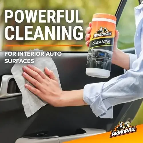 Armor All Protectant, Glass and Cleaning Wipes, Wipes for Car Interior and Car Exterior, 30 Count Each (Pack of 3) - 2