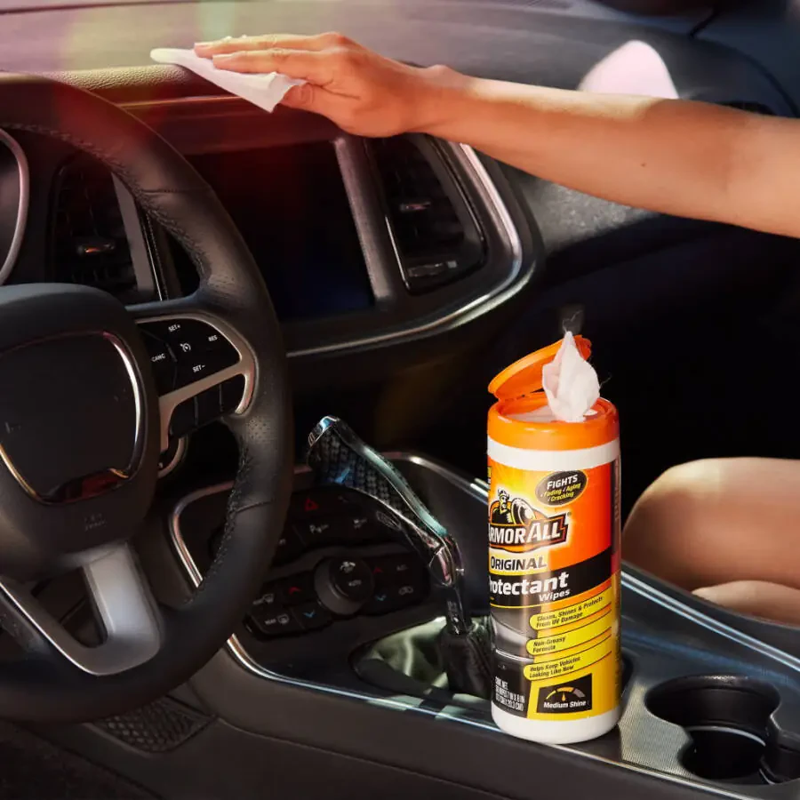 Armor All Original Car Cleaning Wipes and Protectant, 30 Count (2 Pack) - 7