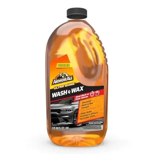 Armor All Ultra Shine Car Wash and Car Wax by Armor All, Cleaning Fluid for Cars, Trucks, Motorcycles, 64 Fl Oz Each - 1