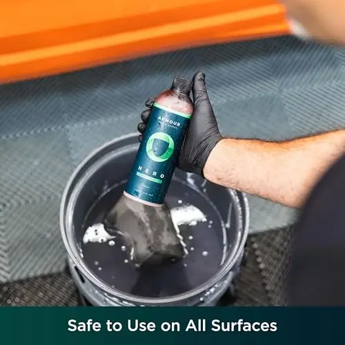 Armour Detail Supply HERO Rinseless Car Wash - Eco-Friendly Alternative to Soap Car Washes, Safe on all Vehicles, Deep Cleaning - 16 Oz - 5
