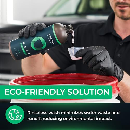 Armour Detail Supply HERO Rinseless Car Wash - Eco-Friendly Alternative to Soap Car Washes, Safe on all Vehicles, Deep Cleaning - 16 Oz - 8