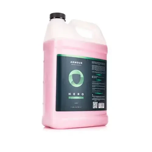 Armour Detail Supply HERO suvsiz avtomobil yuvish vositasi - sovunli avtomobil yuvishga ekologik toza alternativa, barcha transport vositalari uchun xavfsiz, chuqur tozalash - 1 gallon 
