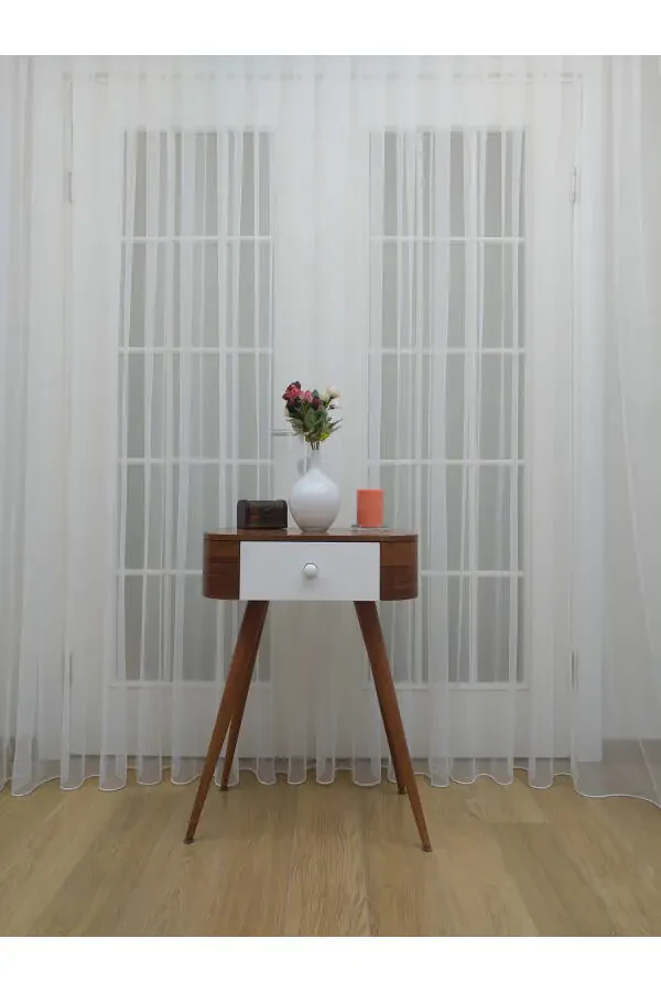 Armür tekis tul perde pilesiz - 4