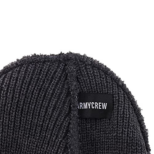 Armycrew 100% Acrylic Oversized XXL Thick GI Watch Cap Ribbed Knit Beanie Hat - 4