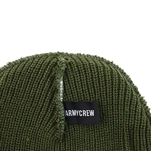 Armycrew 100% Acrylic Oversized XXL Thick GI Watch Cap Ribbed Knit Beanie Hat - 4