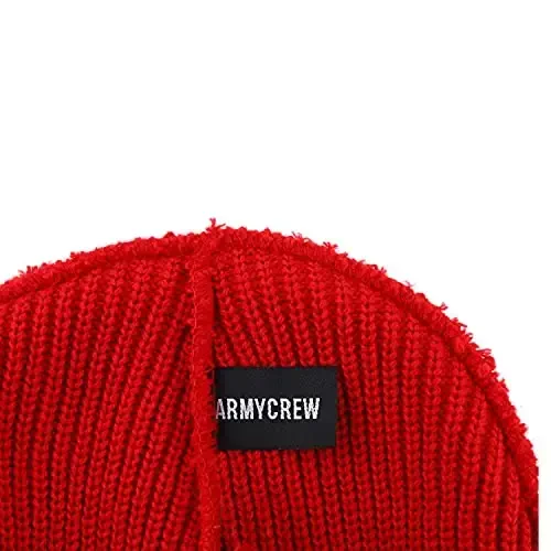 Armycrew 100% Acrylic Oversized XXL Thick GI Watch Cap Ribbed Knit Beanie Hat - 4