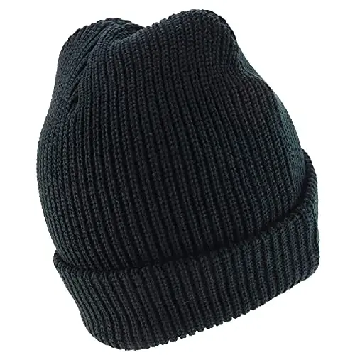 Armycrew 100% Akril O'lchamdagi XXL Qalin GI Soat Qalpog'i Qovurg'ali Trikotaj Beanie Shlyapa - ARMYCREW (1)