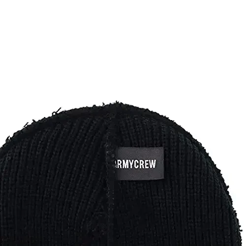 Armycrew 100% Akril O'lchamdagi XXL Qalin GI Soat Qalpog'i Qovurg'ali Trikotaj Beanie Shlyapa - 4