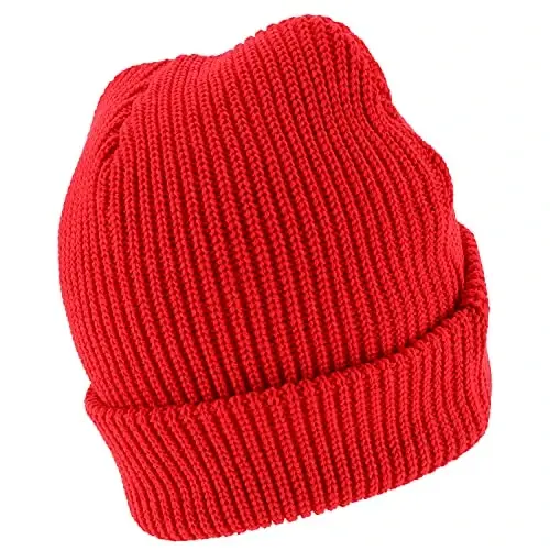 Armycrew 100% Acrylic Oversized XXL Thick GI Watch Cap Ribbed Knit Beanie Hat - 2