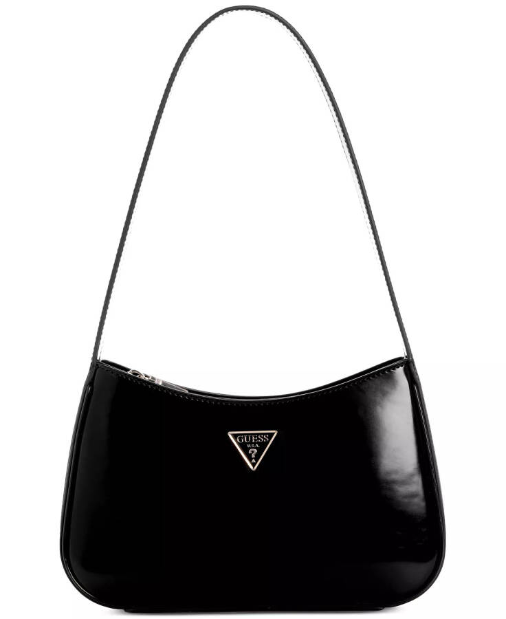 Arnela Small Top Zip Shoulder Bag Black - 1