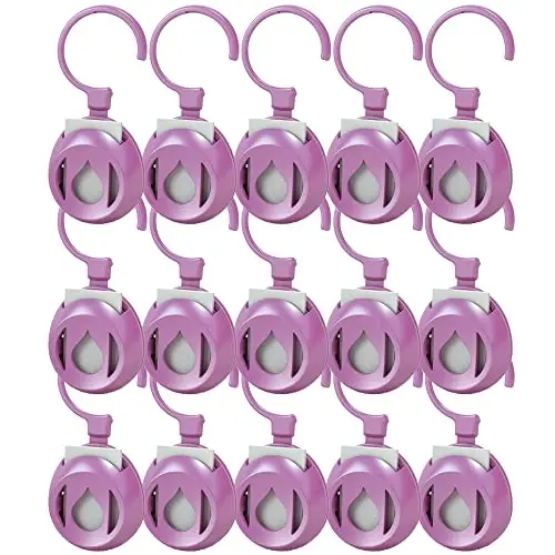 Aromahouse Aromapod Natural Airflow Personal Essential Oil Diffuser with 15 Aromapods & 30 Unscented Refill Pads for Bedroom - Bathroom - Kitchen - Home - Office - Travel (Lavender) 
