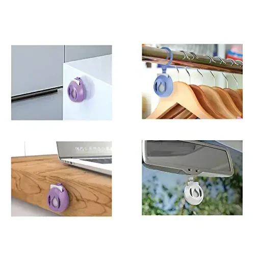 Aromahouse Aromapod tabiiy havo oqimi bilan shaxsiy efir moyi diffuzori, yotoqxona, hammom, oshxona, uy, ofis, sayohat uchun 5 ta hidsiz to'ldirish yostig'i - Lavanda rangi (3 dona) - AROMAHOUSE (1)