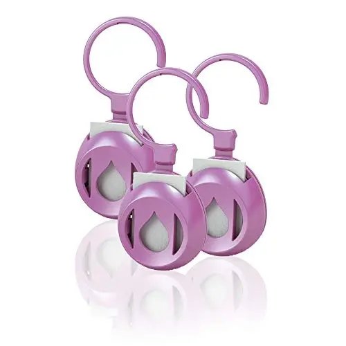 Aromahouse Aromapod tabiiy havo oqimi bilan shaxsiy efir moyi diffuzori, yotoqxona, hammom, oshxona, uy, ofis, sayohat uchun 5 ta hidsiz to'ldirish yostig'i - Lavanda rangi (3 dona) - AROMAHOUSE