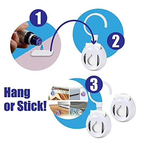 Aromahouse Aromapod Tabiiy Havoning Qisqa yo'li Shaxsiy Efir Moyi Diffuzori, Yotoq xonasi, Hammom, Oshxona, Uy, Ofis, Sayohat uchun 5 Xushbo'y Hidi Bo'lmagan To'ldirish Paddasi bilan - Oq (3 ta to'plam) - 3