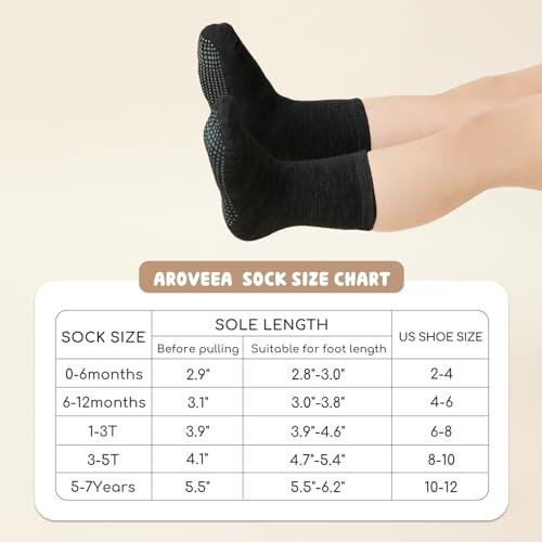 Aroveea Non Slip Grip Ankle Baby Socks 12 Pack for Toddler Boys and Girls Kids Socks, Infant Cute Cotton Baby Socks - 46