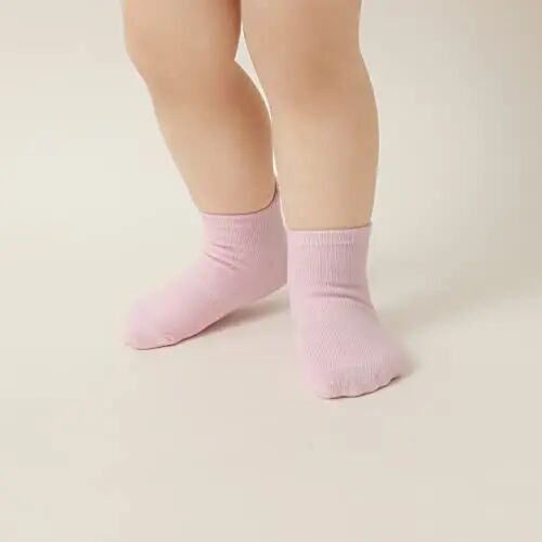 Aroveea Non Slip Grip Ankle Baby Socks 12 Pack for Toddler Boys and Girls Kids,Infant Cute Cotton Baby Socks - 5