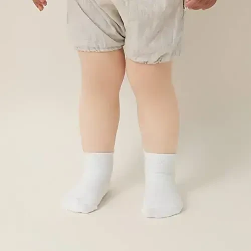 Aroveea Toddler Socks Non Slip Grip Cute Cotton Baby Socks 12 Pack for Toddler Boys Girls Kids - 6